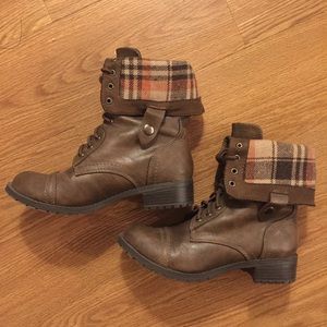 Lace Up Combat Boots